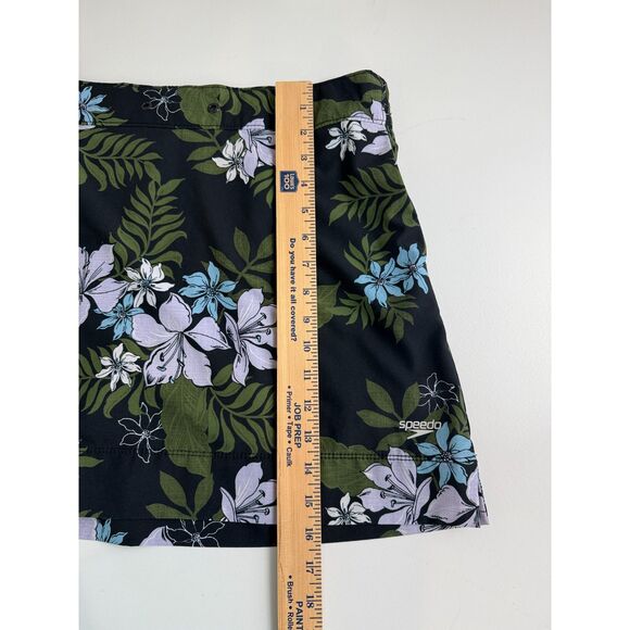 Speedo Women's Black Tropical Floral Print Skort Size S Small - Picture 11 of 12